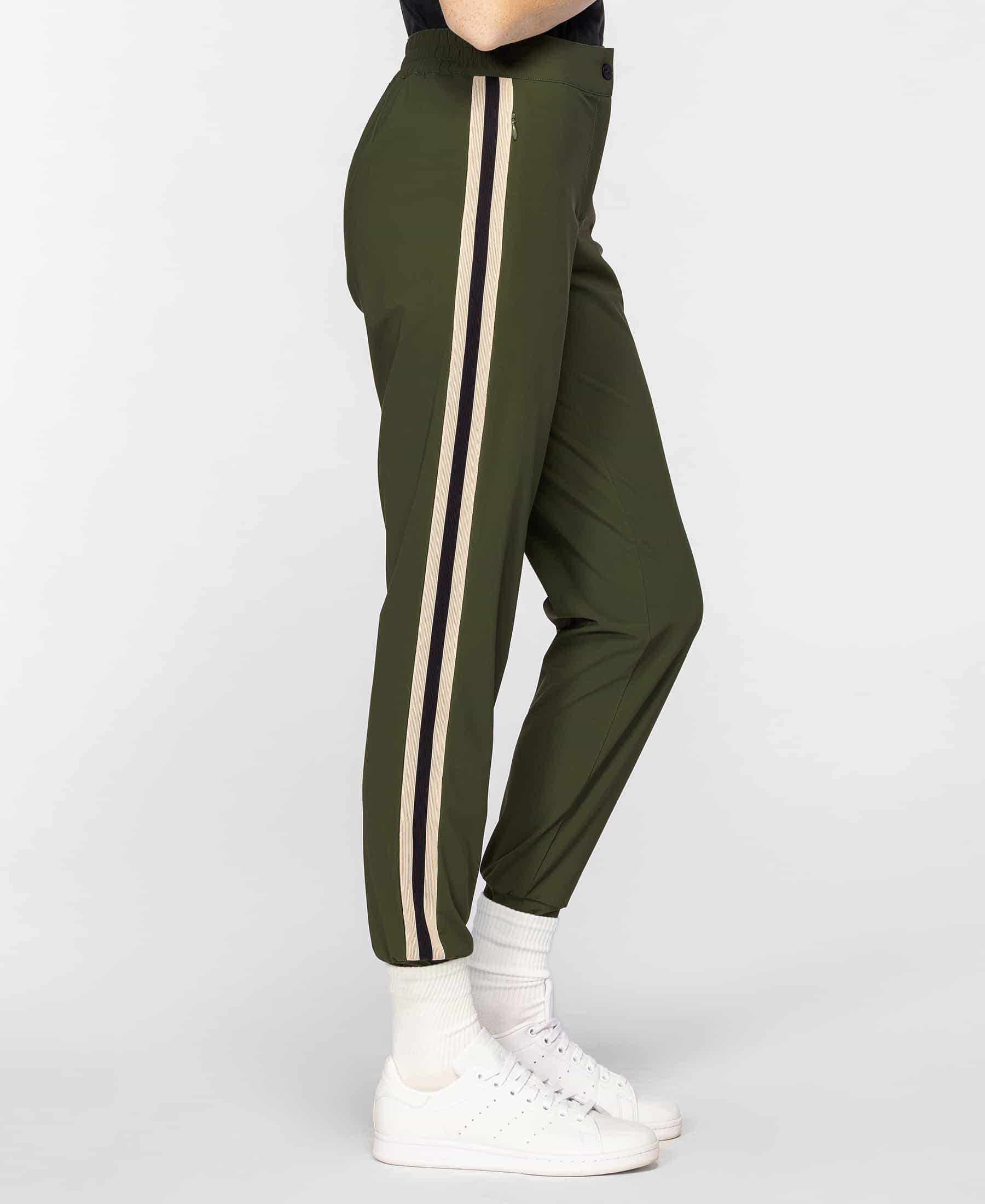 Women's Knitted Side Tape Jogger